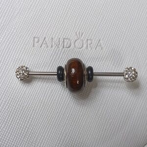 Pandora Vintage Acapu Wooden Charm Rare And Hard To Find